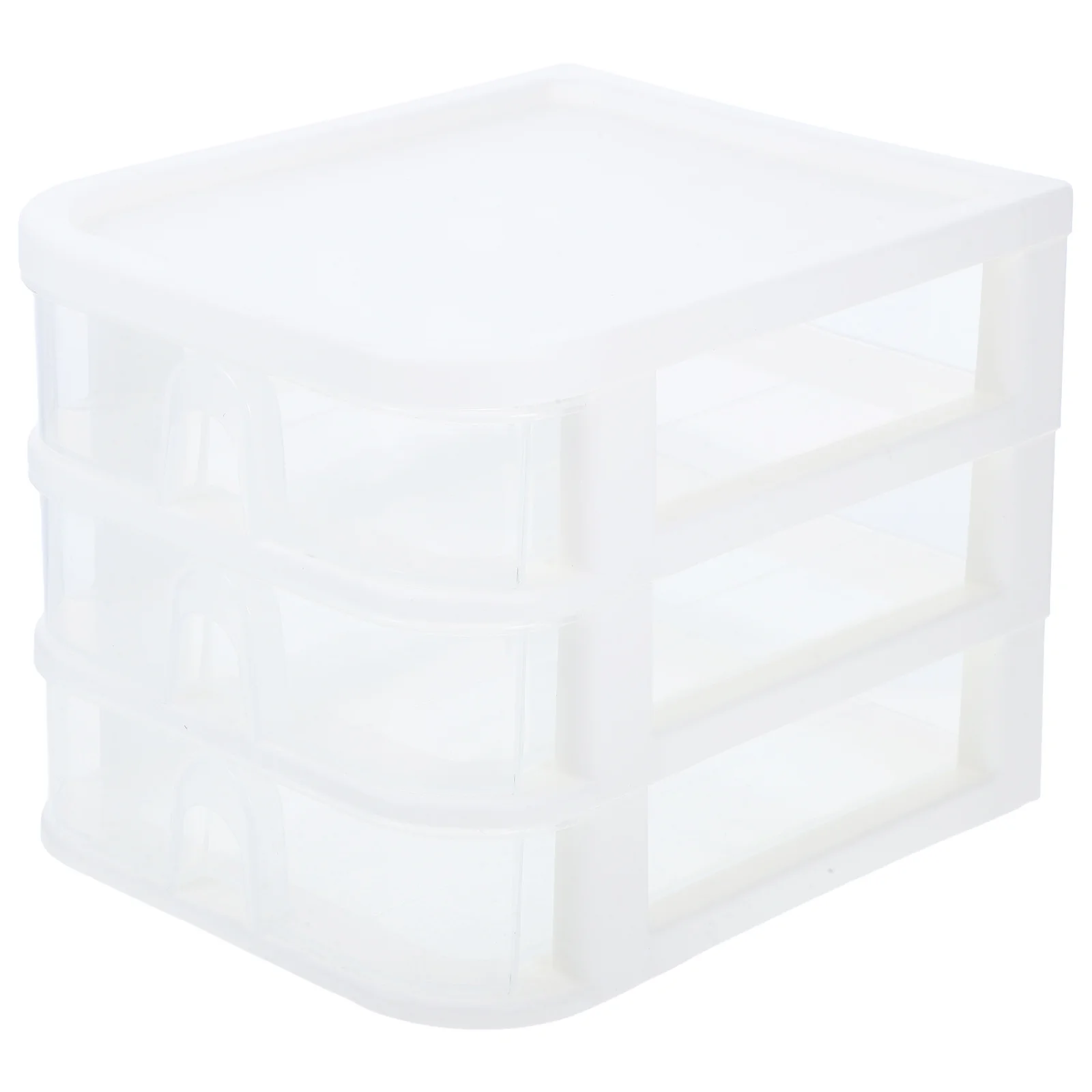 

Drawer Storage Organizer Box Smooth Slide Desktop Drawers For Office Desk Stationery Makeup Sundries Transparent Plastic
