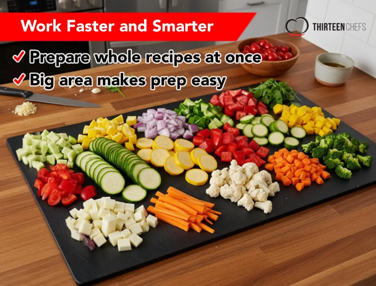 Extra Large 30x18 Cutting Board for Fish, Meat, BBQ - 1/2 Inch Thick Black Plastic, NSF Certified