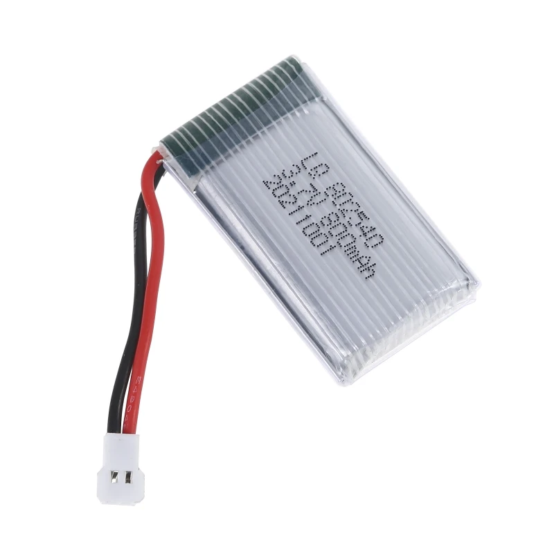 3.7V 800mAh Lipo 802540 Rechargeable Lithium for SYMA X5C X5C-1 X5SC X5SW M68 K60 HQ-905 CX30 Quadcopter