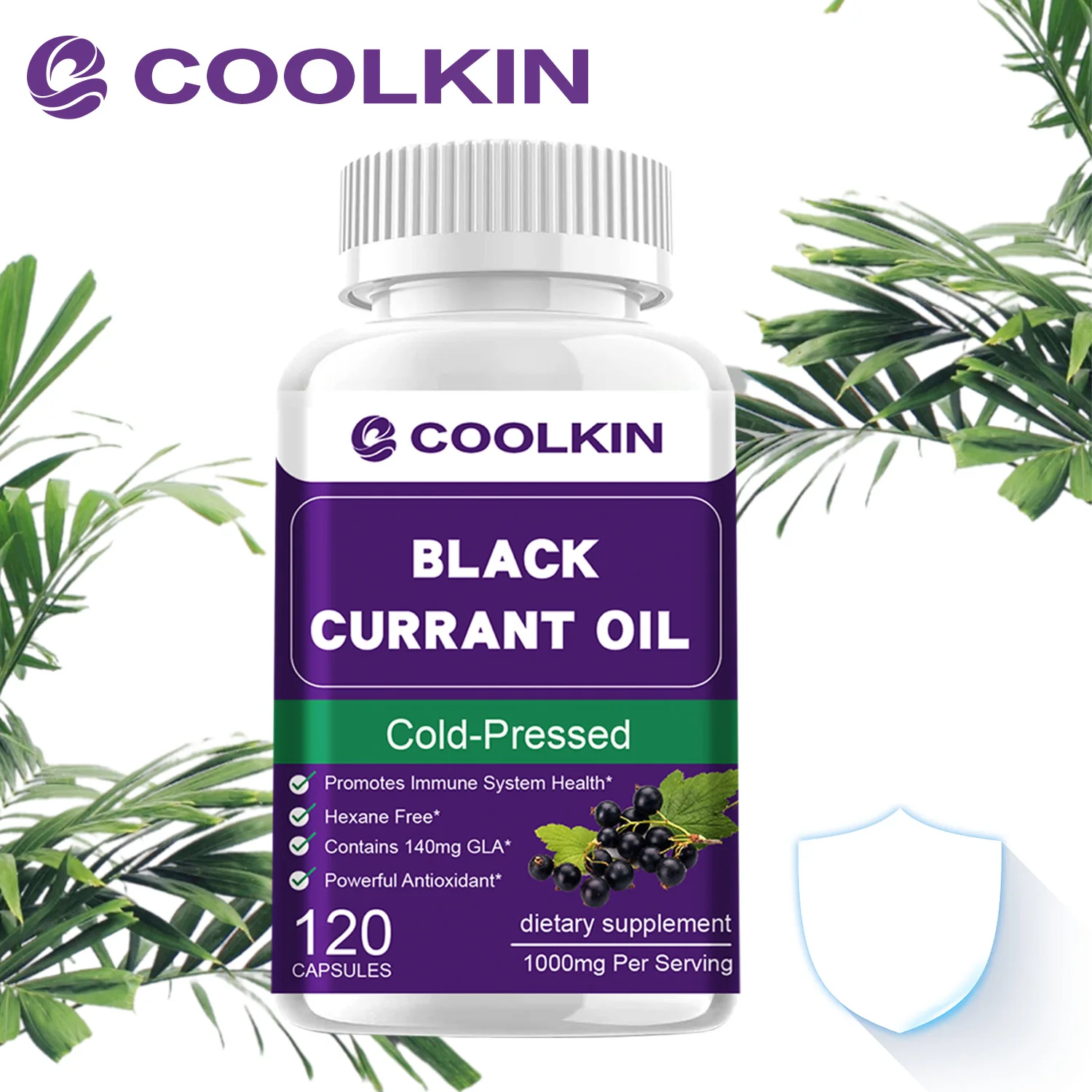 Black Currant Oil - Prevents Frizzy Hair, Nourishes The Skin, Regulate Hormone Balance