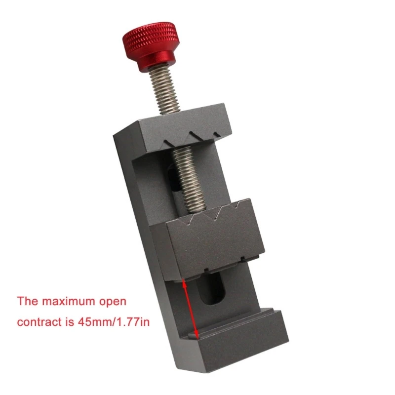 Mini Clamp Flat Table Vice Adjustable Drill Press Vice for Jewelry Walnut Nuclear Drilling Carving Watch Repair Dropship