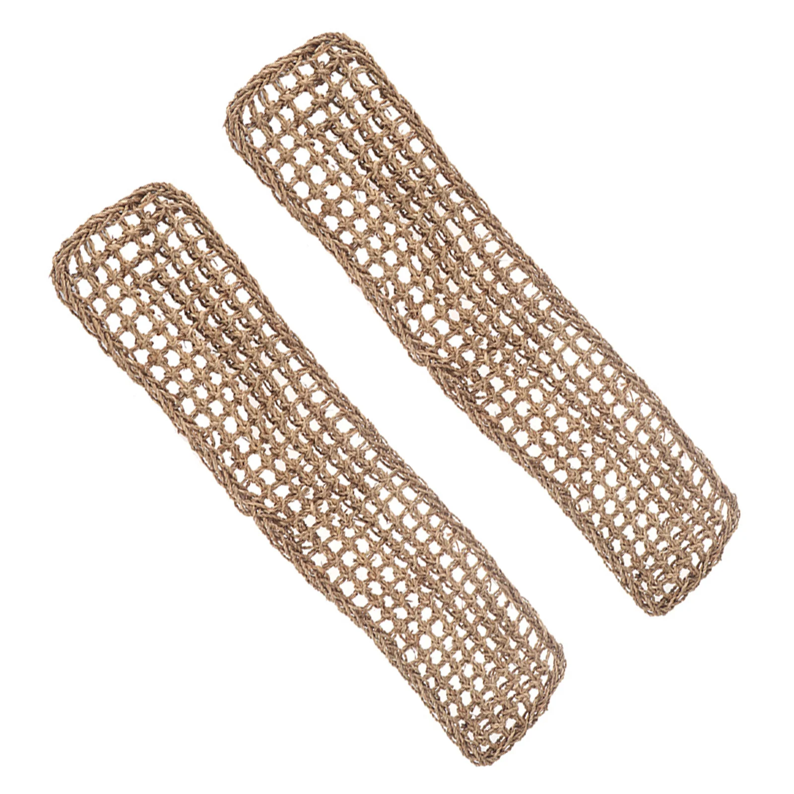 

2pcs Pet Seagrass Cushions Hand Woven Reptile Hammock For Lizards Bearded Dragons Iguanas Gecko Durable Mesh Habitat Decor