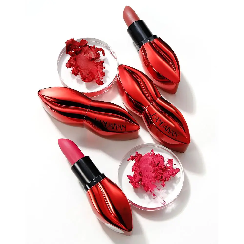 Matte flüssige Lippenstift wasserdicht langlebigen Samt nackt rot Make-up matt Pigment schwarz Tönung Kosmetik Glanz Lippenstifte Wanne u4z5