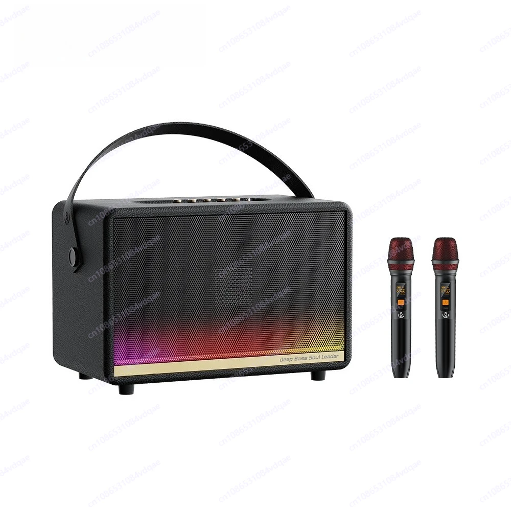 

Модернизированный профессиональный музыкальный инструмент Mirage Max, играющий и пение, караоке-динамик, домашний уличный портативный окружающий свет