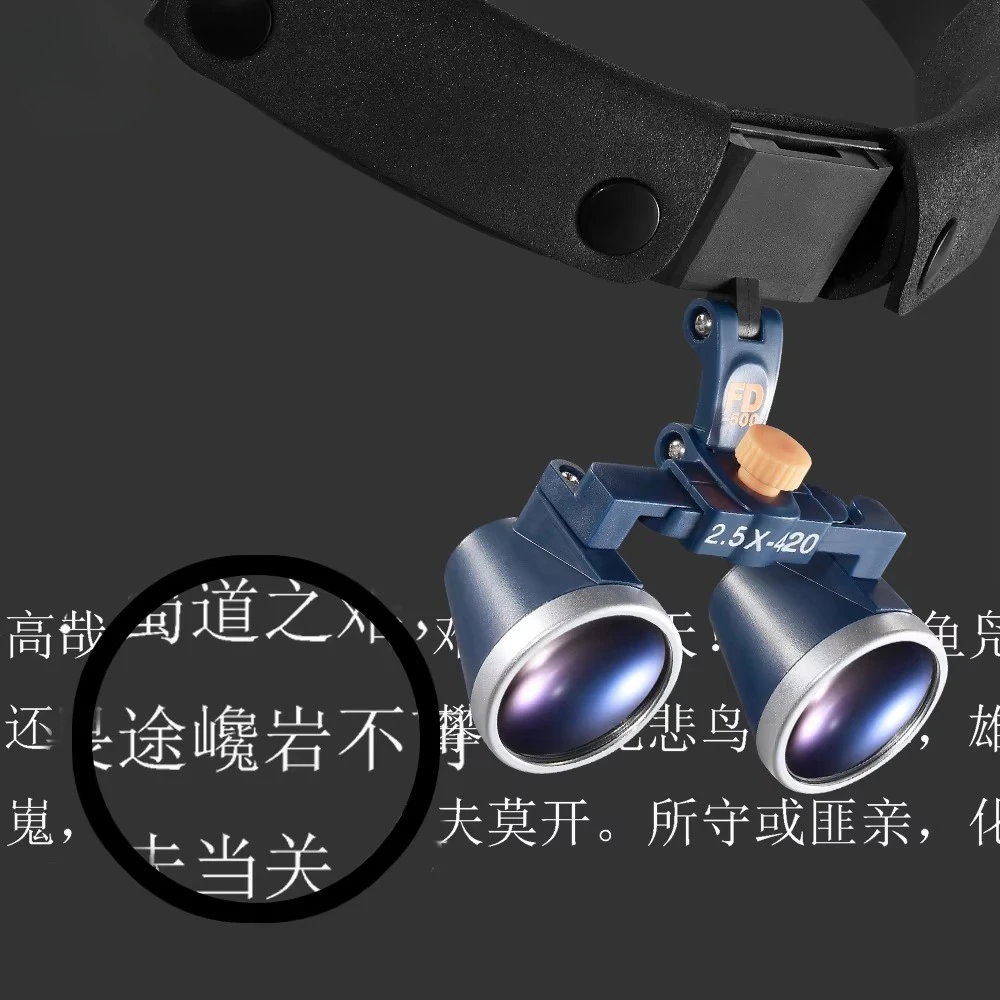 Full Headband Surgical Loupes 2.5X3.5X Screw Thread Dentals ENT General Surgery Microsurgery Veterinary Binocular Loupe