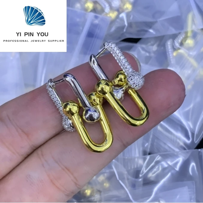 

High Quality High-end S925 Noble and Elegant Sparkling and Moving Zircon Earrings - Commemorative Gift