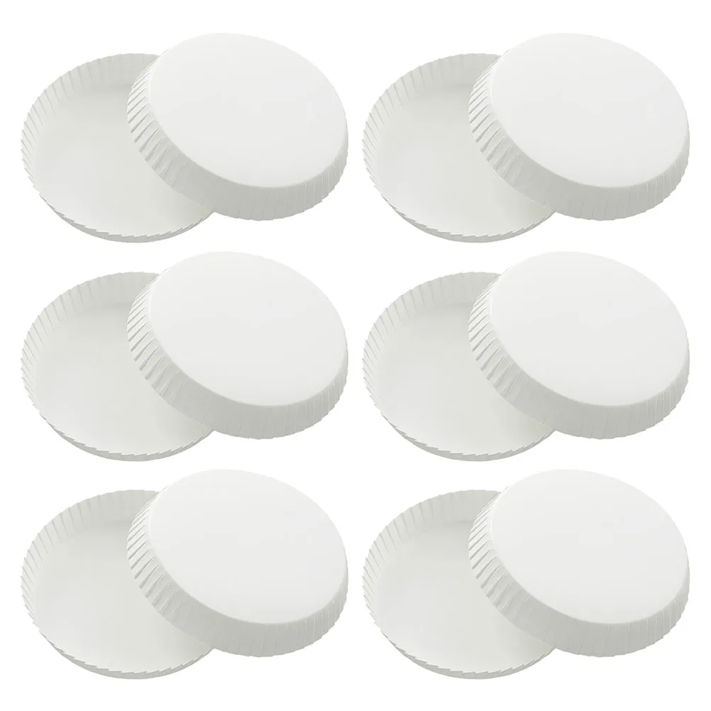 

50pcs Disposable Paper Cup Lids for Hot Flat Drinks Premium Quality Single Use Stackable Design Keep Insects Away