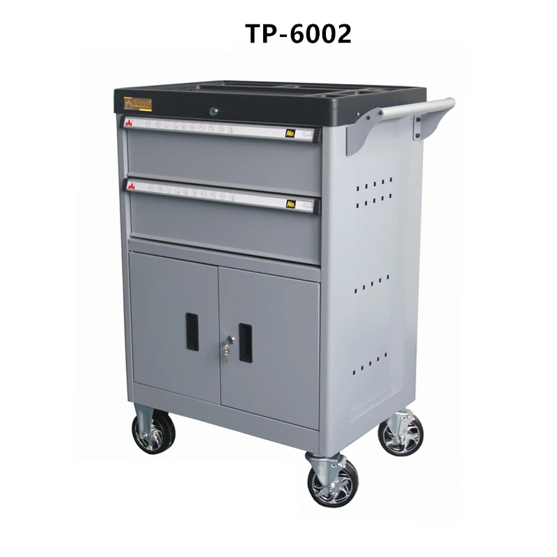 Tool cart tool cabinet widened high auto repair multifunctional mobile cart drawer type double door