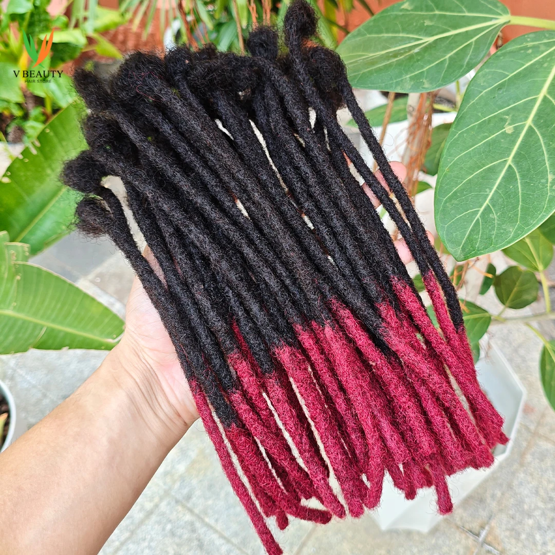 

10-дюймовые наращивания дредов, настоящие человеческие волосы, смешанные цвета, наращивание Loc, 10 прядей/шт., бразильские дреды для стиля дредов