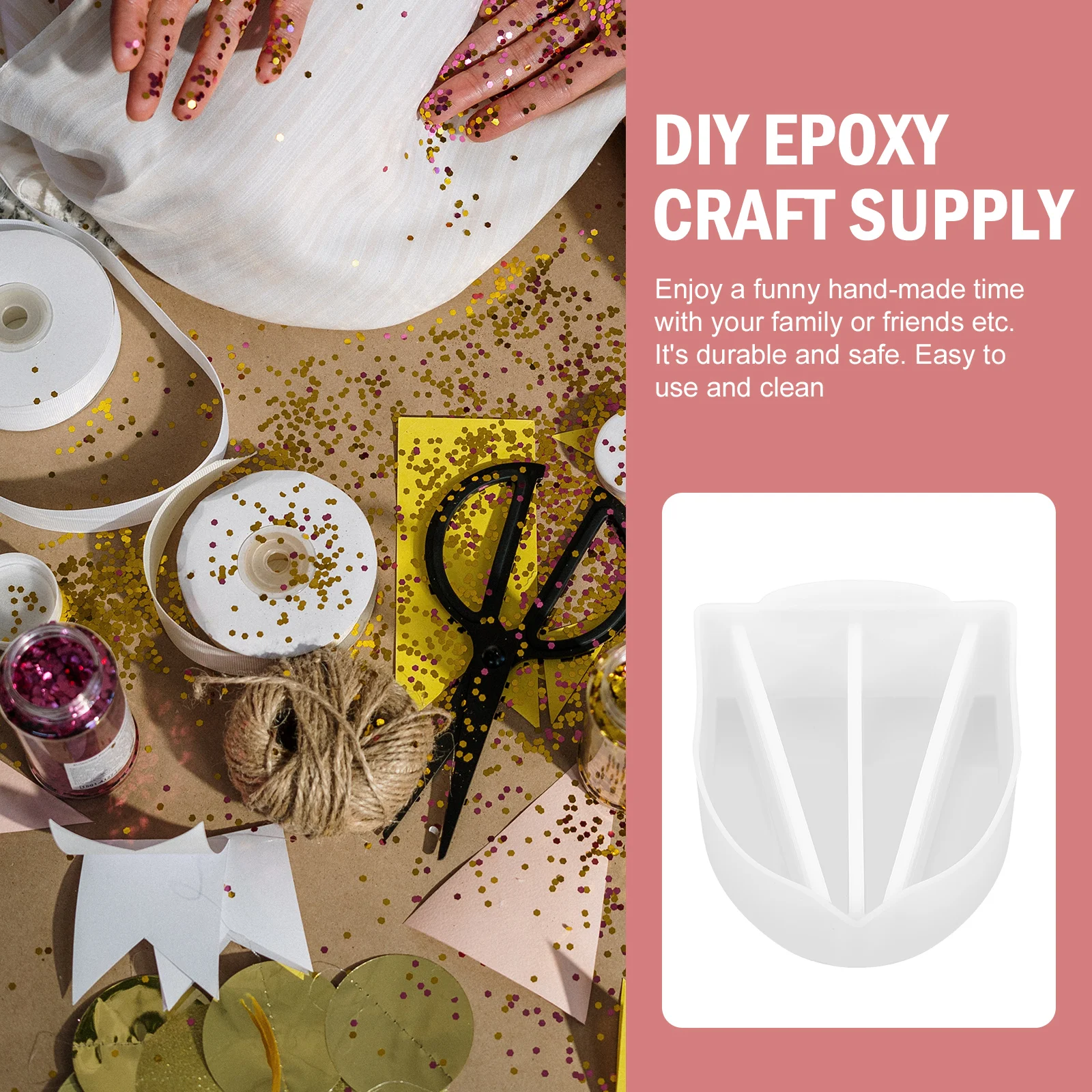 

Silicone Dispensing Cup for Epoxy DIY Purpose Nonstick Mixing Container Pigment Storage Jewelry Making Tool