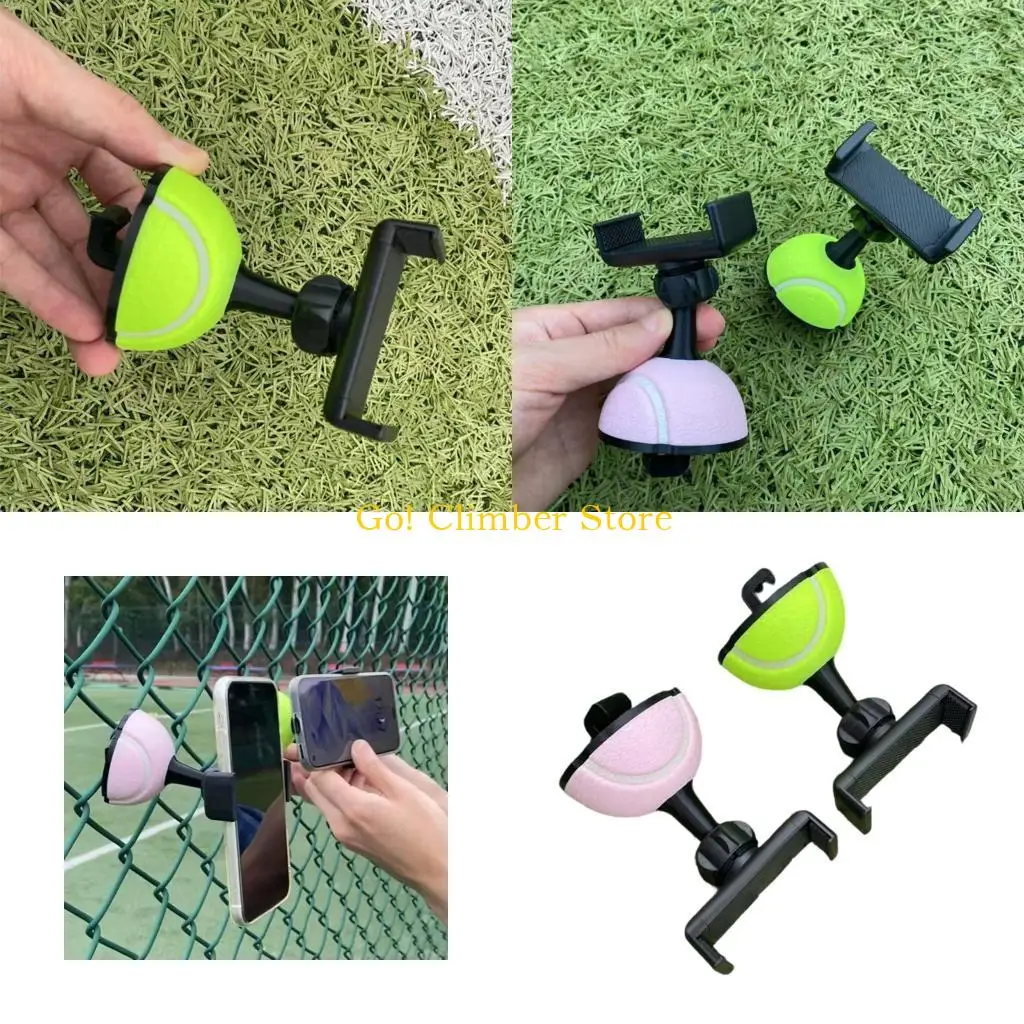

Q84C Durability Tennis Rack Phone Bracket High Stability Tennis Training Phone Holder