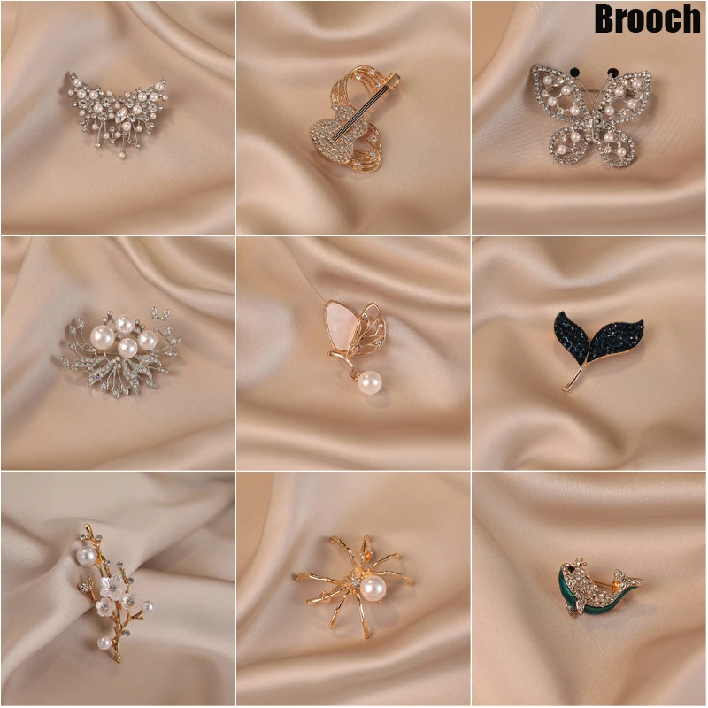 1PC Butterfly Musical Note Brooch Retro Corsage Coat Clothing Pin Accessories Badges Gift For Women Men