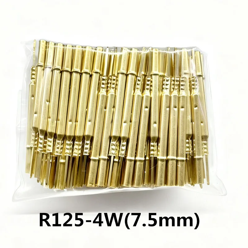 

100PCS/bag R125-4W Test Needle Sleeve Outer Diameter 2.36mm Buckle Height 7.5mm Length 38.3mm Test Needle Seat