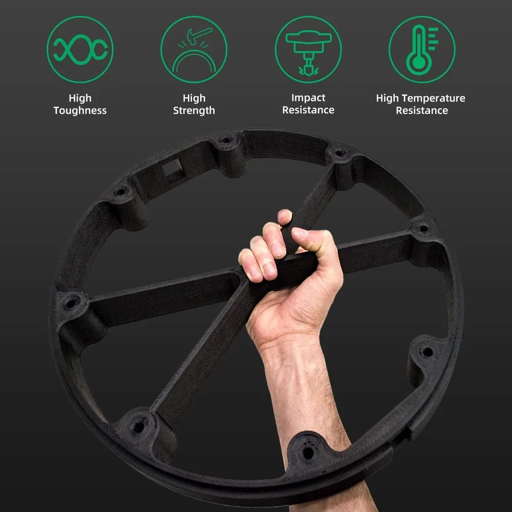 高品質PAHT-CFフィラメント1.75mmプラスチックゴム消耗品、3Dプリンター用