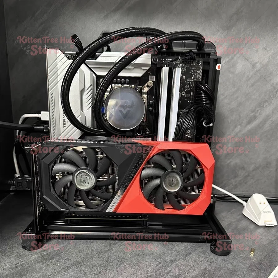 Frame Aluminum Alloy Computer Case Overclocking Test Platform