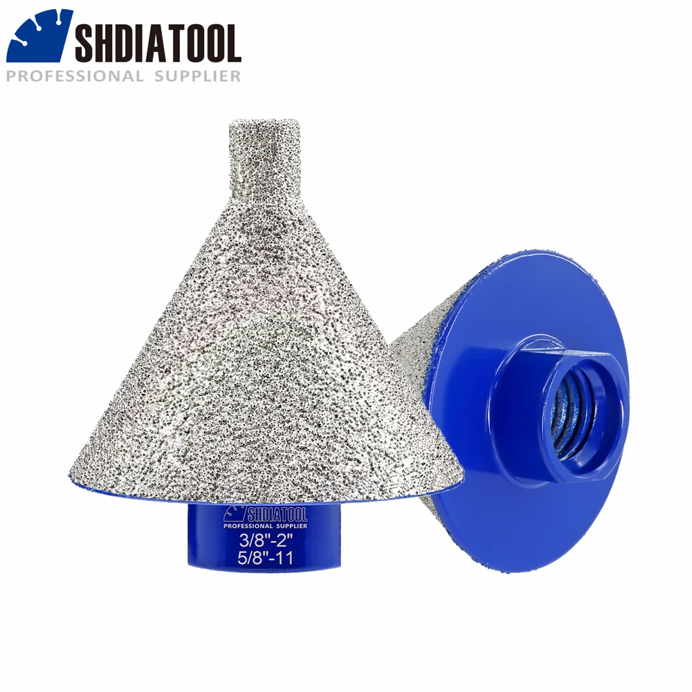 

SHDIATOOL 1/2Pcs Vacuum Brazed Diamond Drill Core Chamfer Bits Hole Saw Grinding Ceramic Tile Marble Granite Drilling Crowns Bit