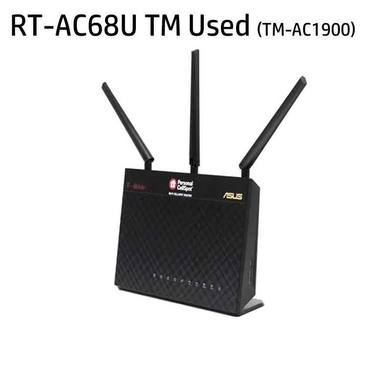 ASUS RT-AC68U AC1900 1900 mb/s Wi-Fi 5 AiMesh dla Mesh cały domowy router dwuzakresowy WiFi, ulepszony system Merlin AiProtection