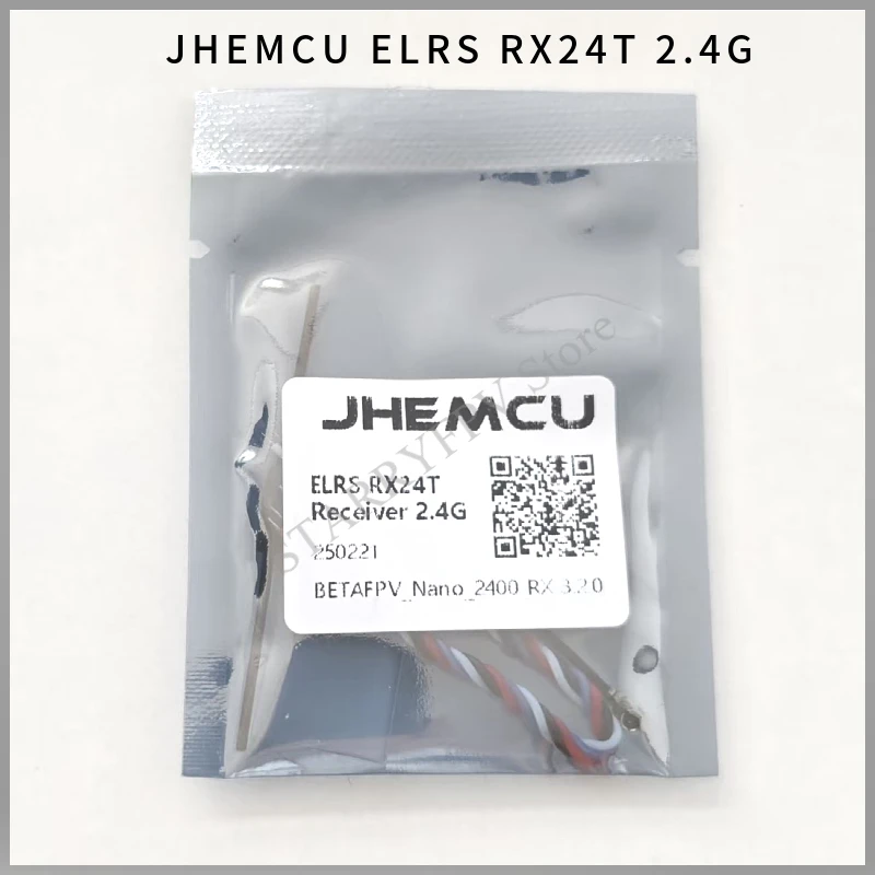 

Receiver JHEMCU ELRS RX24T 2.4G RX Radio Nano Long Range Receiver for FPV Racing Freestyle Drones Parts 1PC/5pcs