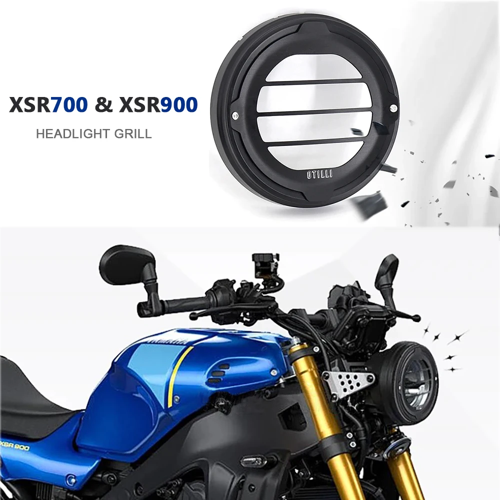 

For YAMAHA XSR700 XSR900 XSR 700 900 Motorcycle Headlight Grill Guard Cover 2022 2023 2024 Accessories Headlamp Protector