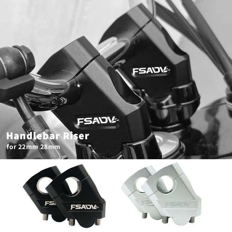 

NEW 22mm 28mm Motorcycle Handlebar Riser Motocross Heightening Clamp Mount Pit Bike For Benelli For BMW For Yamaha For Honda