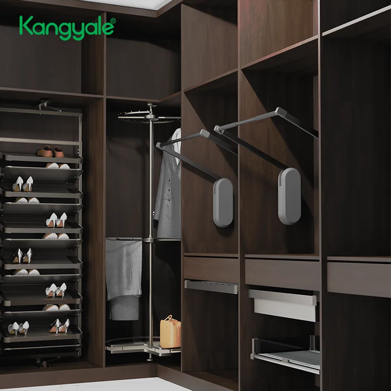 

stll Wardrobe Accessories Clothes Hanger Smart Pull Down Electric Wardrobe Lift Voice Control Lift Elevator