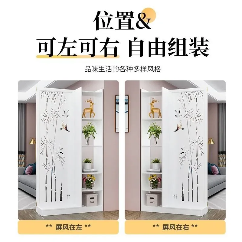 Simple Modern Screen Partition for Living Room Entrance Decorative Shelf Room Divider Wall Decoration Baffle