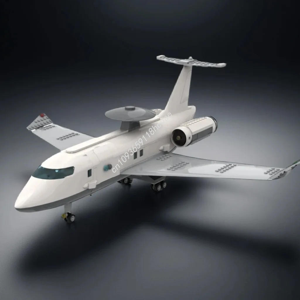 

315 шт. MOC EC-60104 AWACS строительные блоки самолета для развития терпении и концентрации STEM развивающая рождественская игрушка в подарок