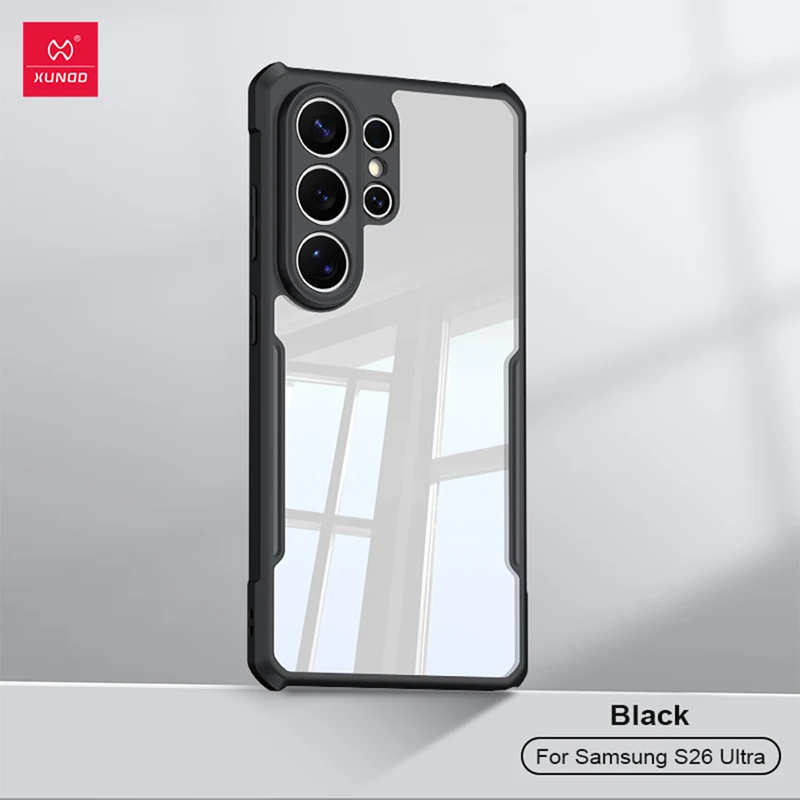 Etui Xundd do Samsung Galaxy S26 Ultra z magnetycznymi poduszkami powietrznymi, odporne na wstrząsy, twarde PC + miękkie TPU, przezroczyste, zapewniające ochronę przed upadkiem. — zdjęcie produktu 6