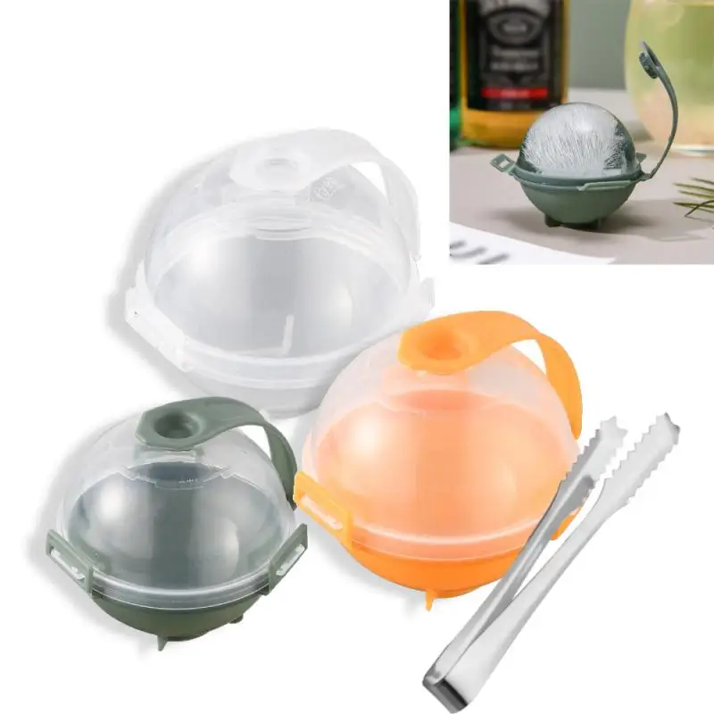 Ice Cube Makers Round Ice Hockey Mold Whisky Cocktail Vodka Ball Ice Mould Bar Party Kitchen Ice Box Ice Cream Maker Tools