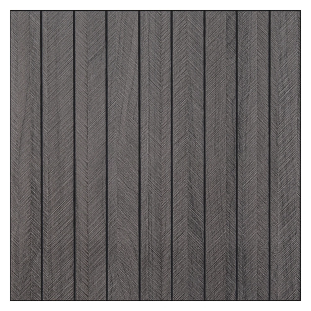 Modern 40x40cm Peel Off Slat Wall Panels PVC ABS Decorative Acoustic Decals for Bedroom Living Room Interior Use