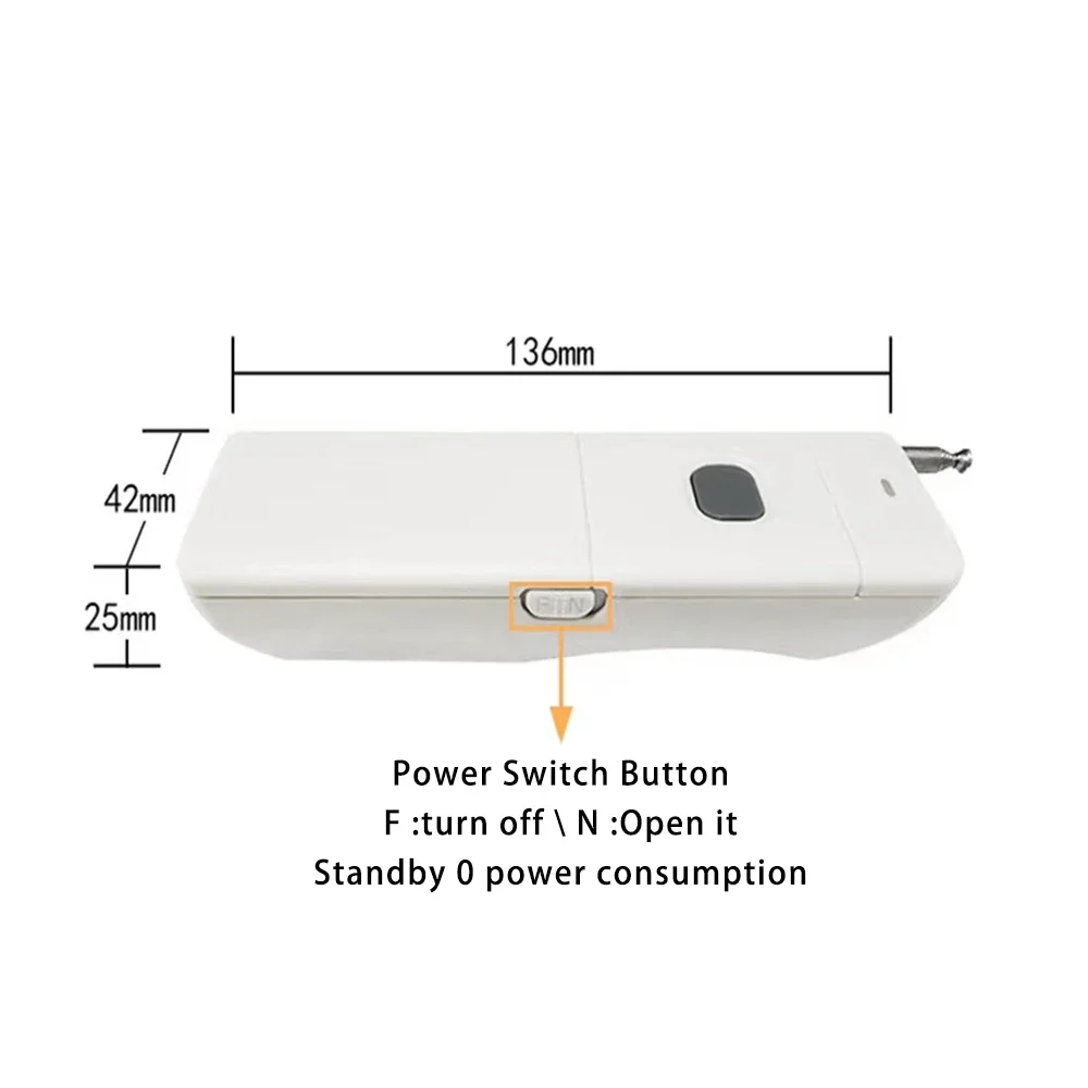 433Mhz Wireless Remote Control RF Remote for Garage Door LED 3000m 3/4CH Long Distance High Power Receiver Transmitter Dropship