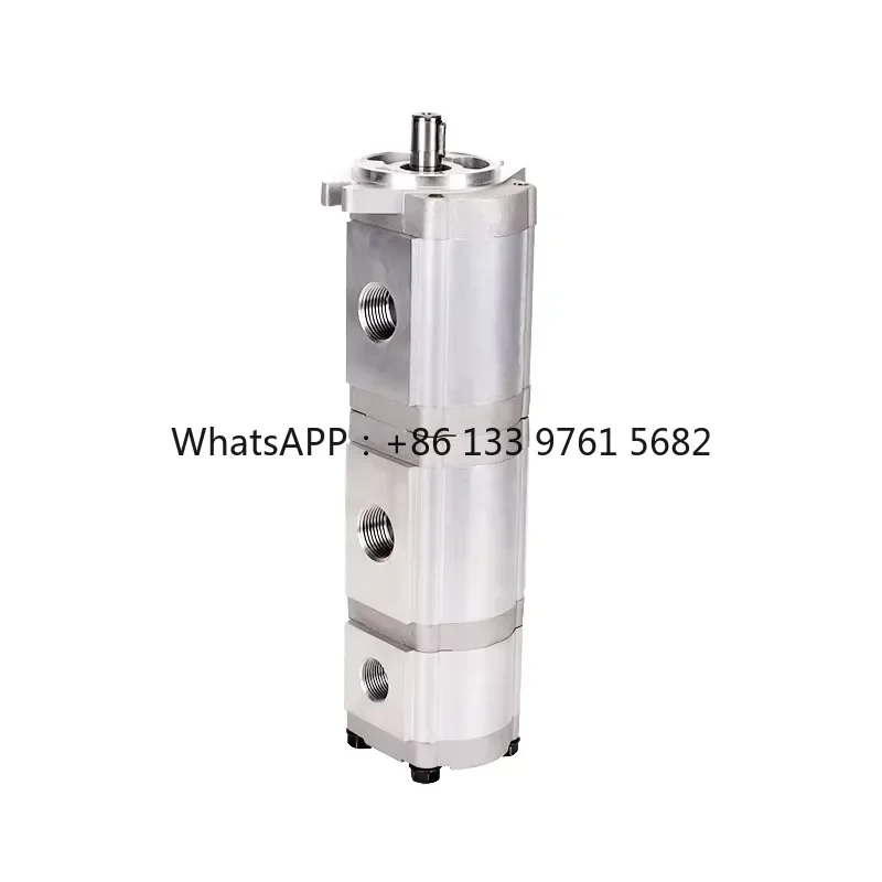 WSQ for Three-Piece Gear Hydraulic Pump Durable Cast Construction for Factory Use Industrial Hydraulic Power Unit