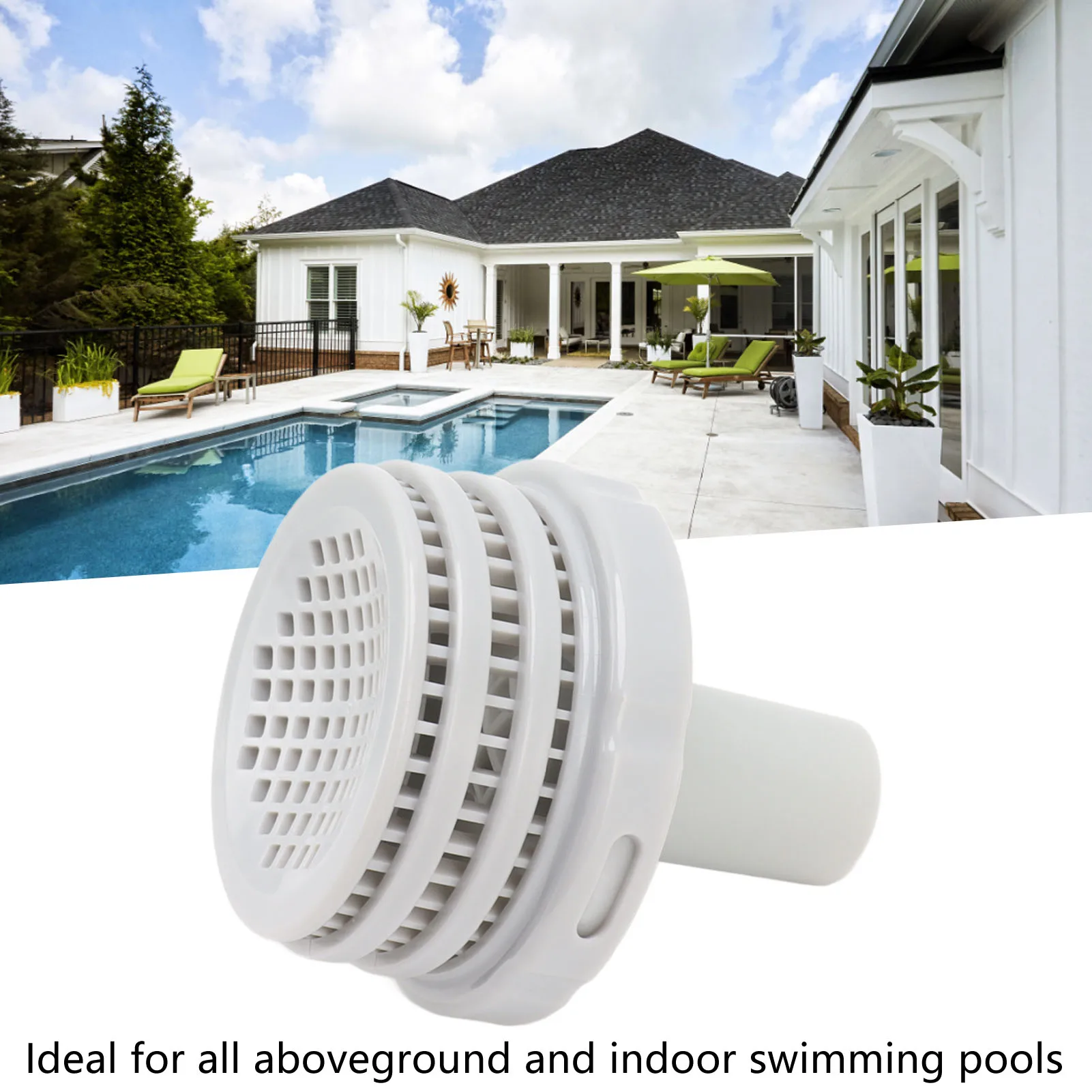 Pool Jet Strainer Connector Pool Filter Connector Above Ground Swimming Pool Strainer Connector For INTEX Pool Replacement Parts