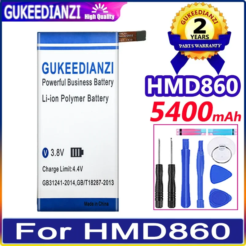 

GUKEEDIANZI Battery 5400mAh For HMD860 Mobile Phone Bateria