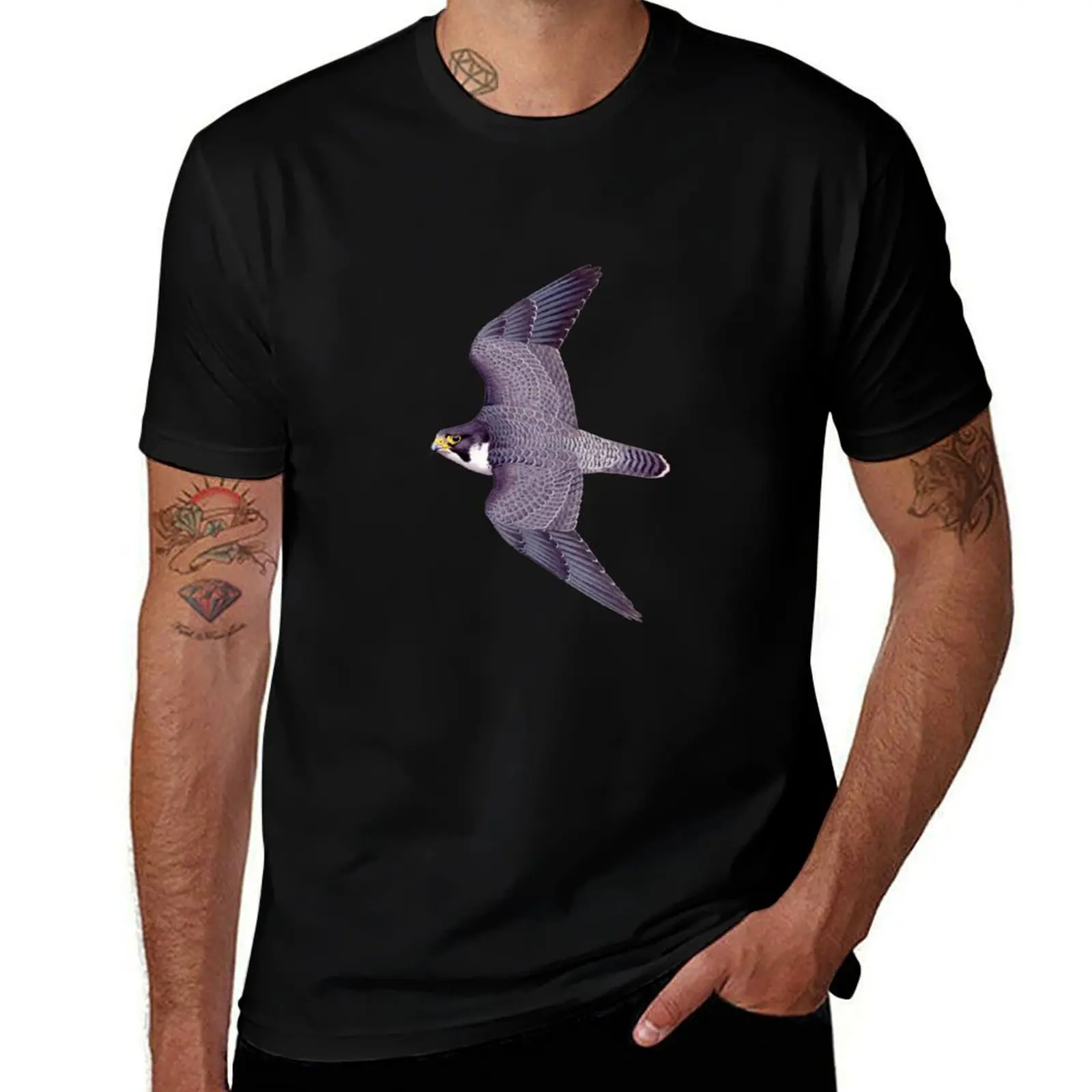 

Peregrine Falcon T-Shirt essential t shirt cotton t shirts man 100% T-Shirt