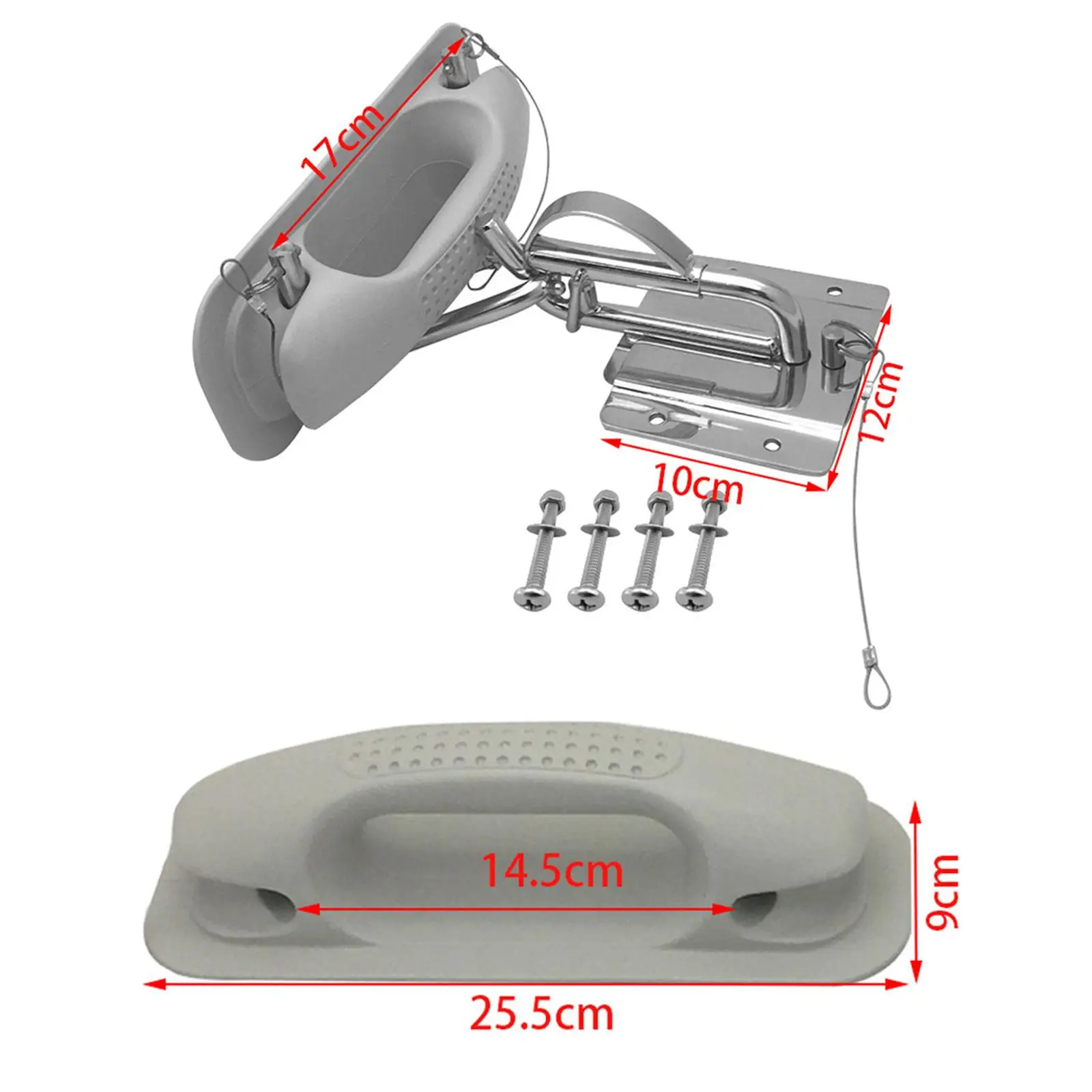 

Комплект быстросъемных давитов из морской нержавеющей стали с надежной фиксацией для подъема грузов на лодках и яхтах
