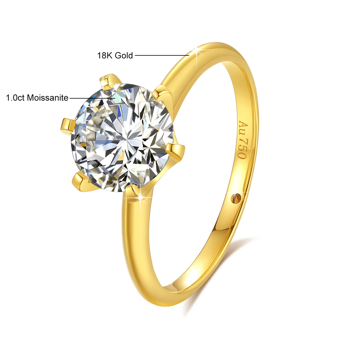 1ct yellow gold