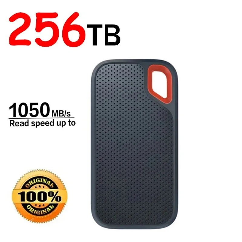 Lenovo Original SanDisk Portable External SSD Hard Drive 2TB 1TB 512TB Speed 1050M HHD Hard Drive Solid State Disk for Laptop