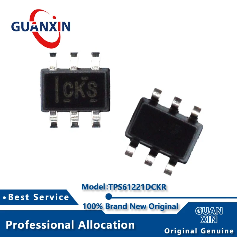

100% New TPS61221DCKR TPS61221DCKT SC70-6 Marking CKS TPS61221