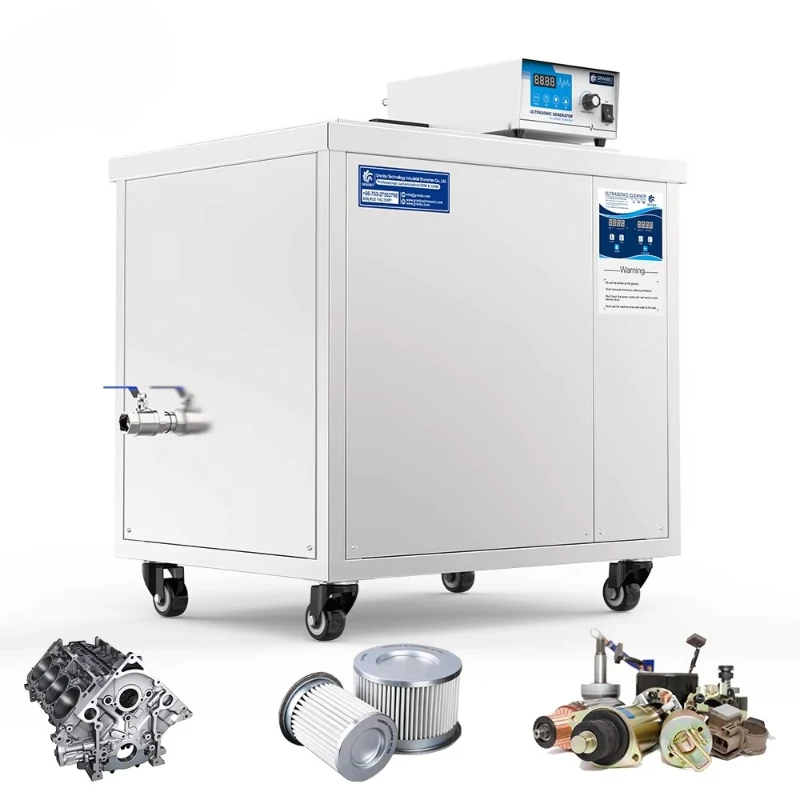 

Ultrasonic bath 88L 28khz high power engine block ultrasonic cleaning machine heavy oil rust removal auto parts