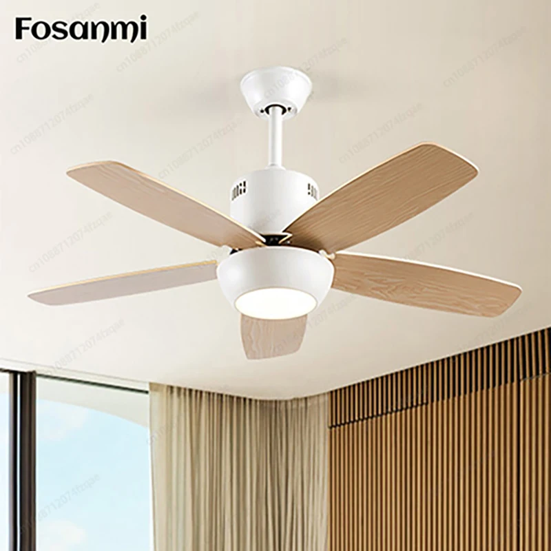 42/48 Inch 5-Blade Forward And Reverse Silent Motor Timer Remote Control With Light Fan Suitable For Dining Room And Living Room