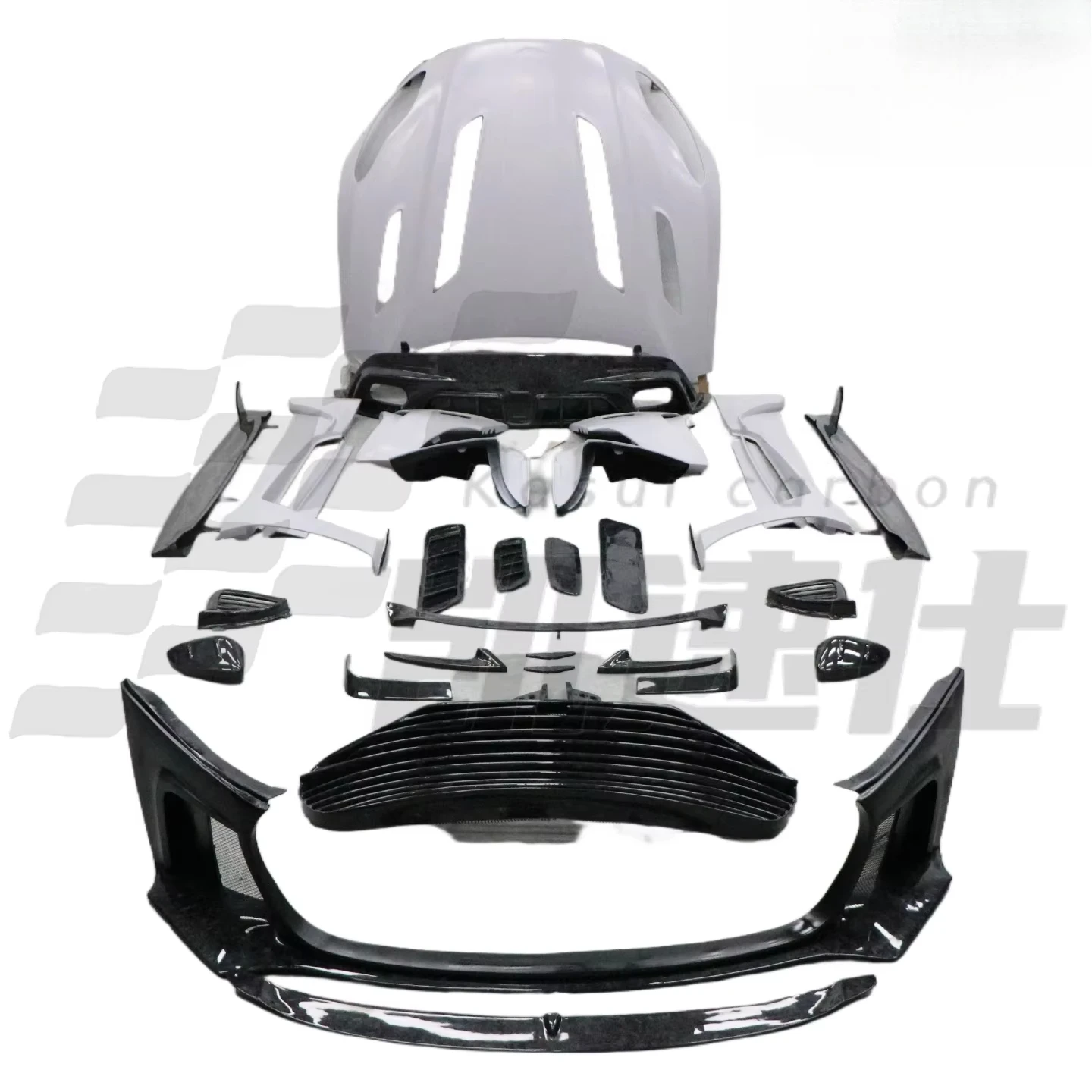 Factory Outlet M Style Bumper Body Kit for Aston Martin DB11 Carbon Fiber Wide Tuning Body Kit for DB11 Wind Spoiler Bumper Kit