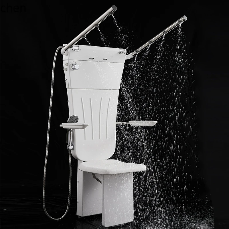 

ZML sitting shower for the elderly constant temperature folding seat multi-functional bathing machine