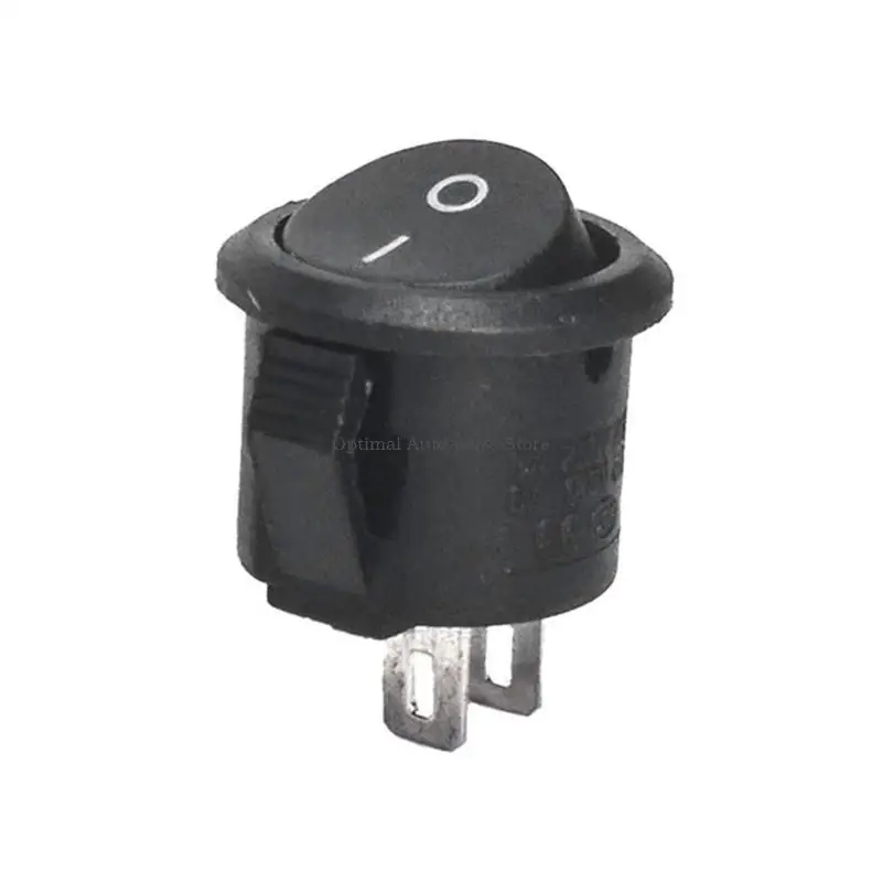 

10Pcs 23mm Diameter Round Rocker Switches 2 Pin ON-OFF Rocker Switch for Boat