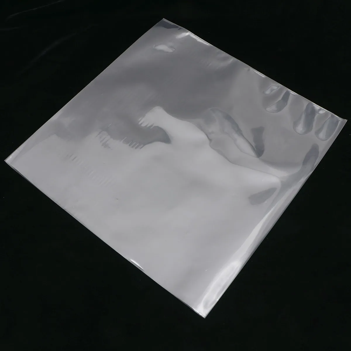 

30Pcs 12 Inch Flat Open Thickened Vinyl Record Sleeves Clear Plastic Cd Protection Bags for Anti-Scratch No-Flap Easy