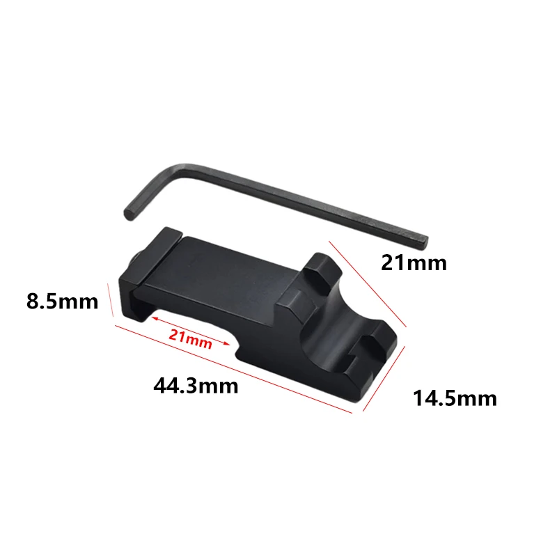 45 Degree Rail Bracket Hunting Tool Aluminum Alloy Quick Detach Rail Mount Base Hunting Accessory