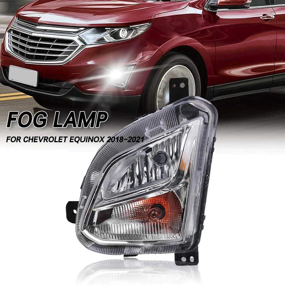

Для Chevrolet Equinox 2018 2019 2020 2021, передний бампер, противотуманные фары, противотуманные фары DRL, дневные ходовые огни