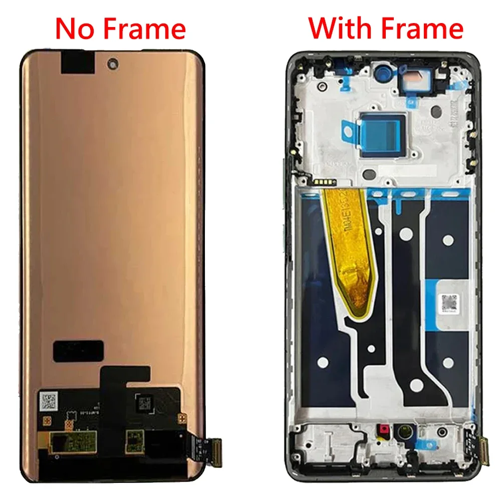 Original For Realme 11 Pro+ RMX3741 LCD Display Touch Screen Digitizer Replacement For Realme 11 Pro Plus LRMX3740 AMOLED LCD