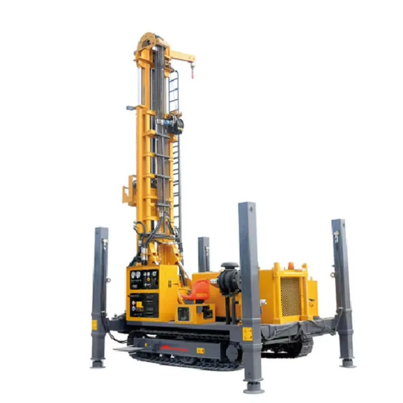 Customized 400M Crawler Type Mounted Hydraulic Water Well Drilling Rig Mini Drilling And Milling Machine