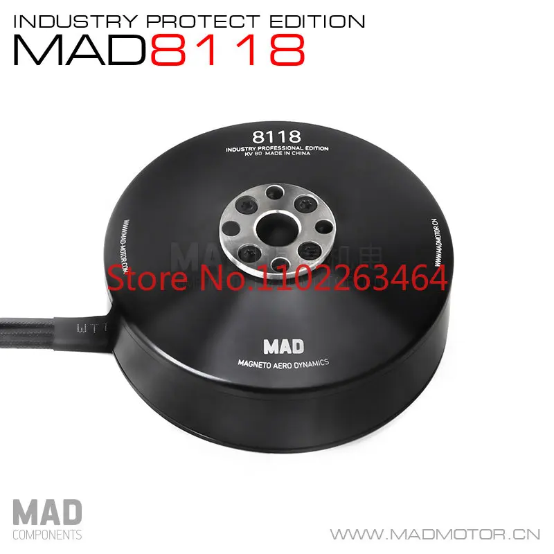 

MAD Multi axis Multi rotor External Rotor Disc Three phase DC Brushless Motor Agricultural Plant Protection Motor 8118 IPE